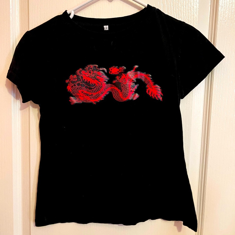 Black short sleeve tee from SHEIN size S